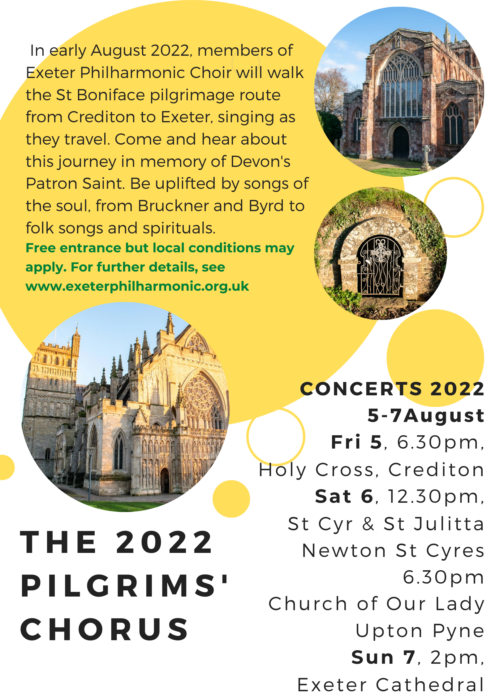 A CHORAL PILGRIMAGE: IN THE STEPS OF St BONIFACE A CHORAL PILGRIMAGE: IN THE STEPS OF St BONIFACE